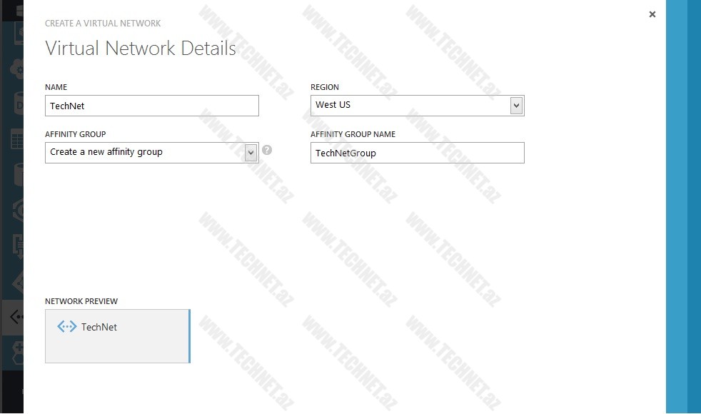 Windows Azure Vitual Network 2
