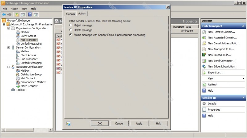 Anti-Spam configuration15