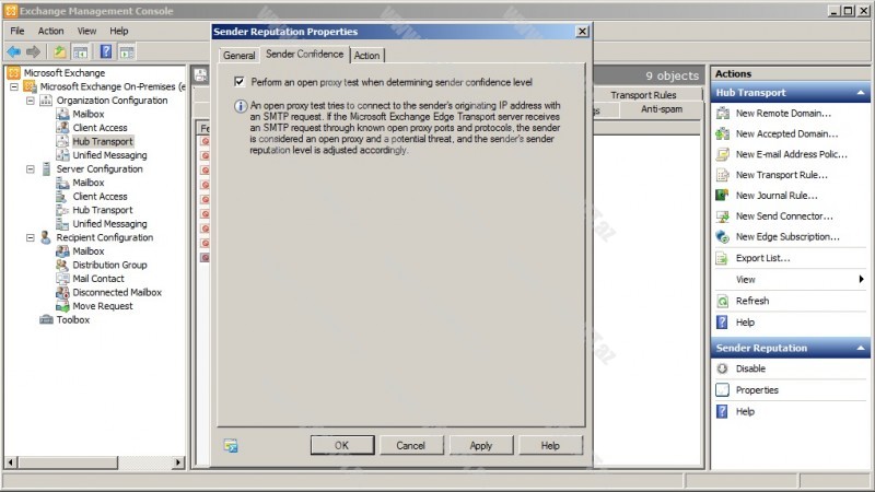 Anti-Spam configuration16