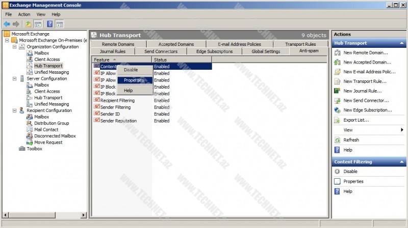 Anti-Spam configuration2