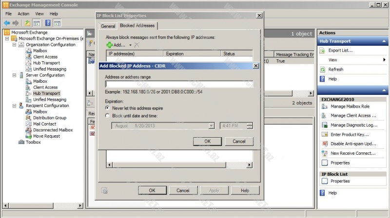 Anti-Spam configuration21