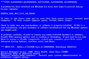 Blue Screen of Death1