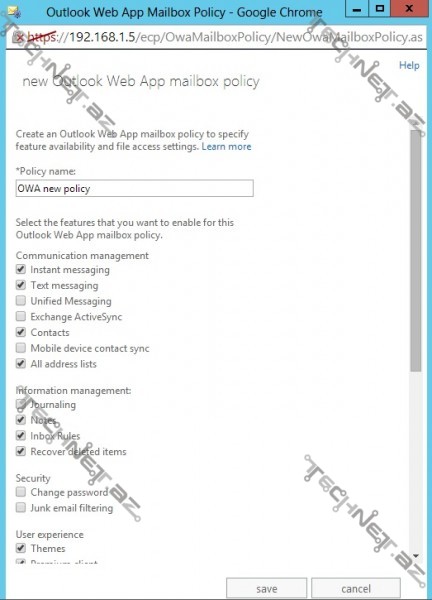 OWA policies4