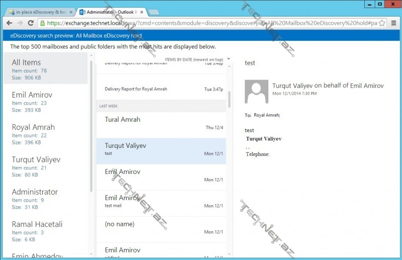 in-place eDiscovery & hold10
