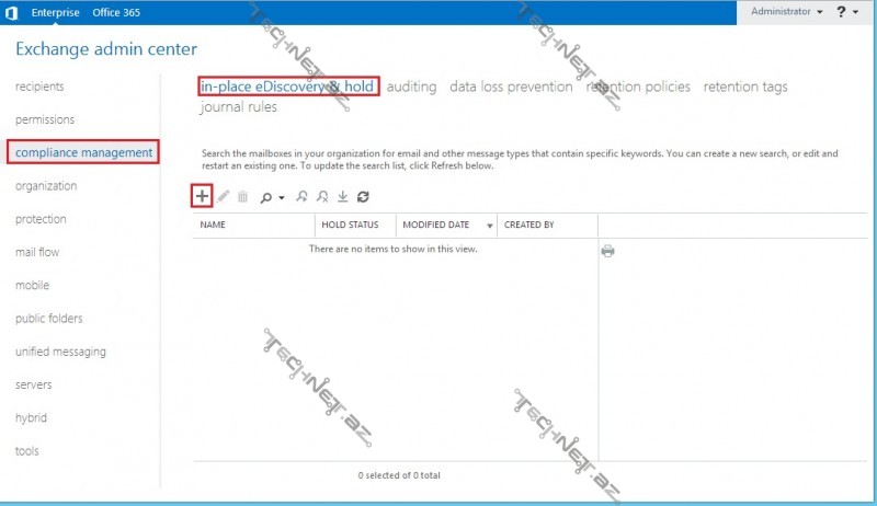 in-place eDiscovery & hold2