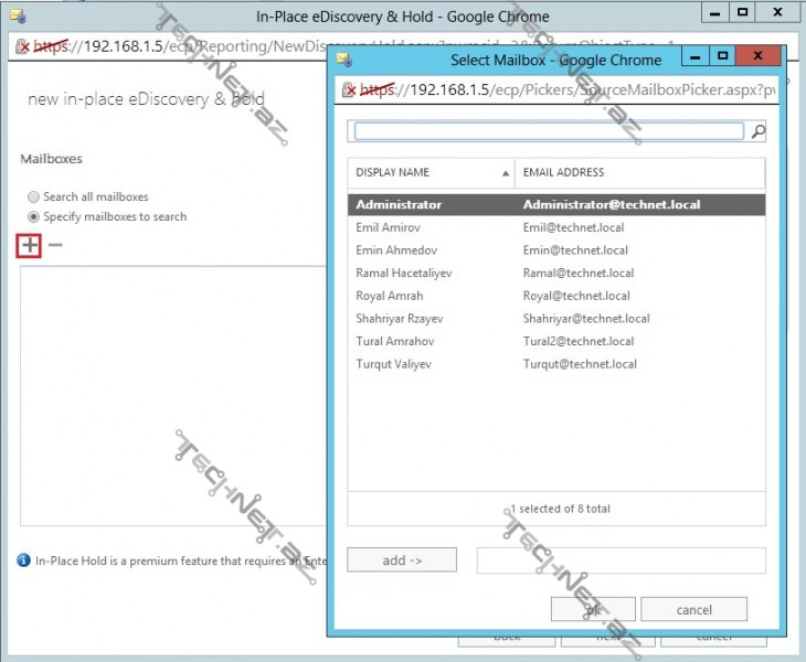 in-place eDiscovery & hold4