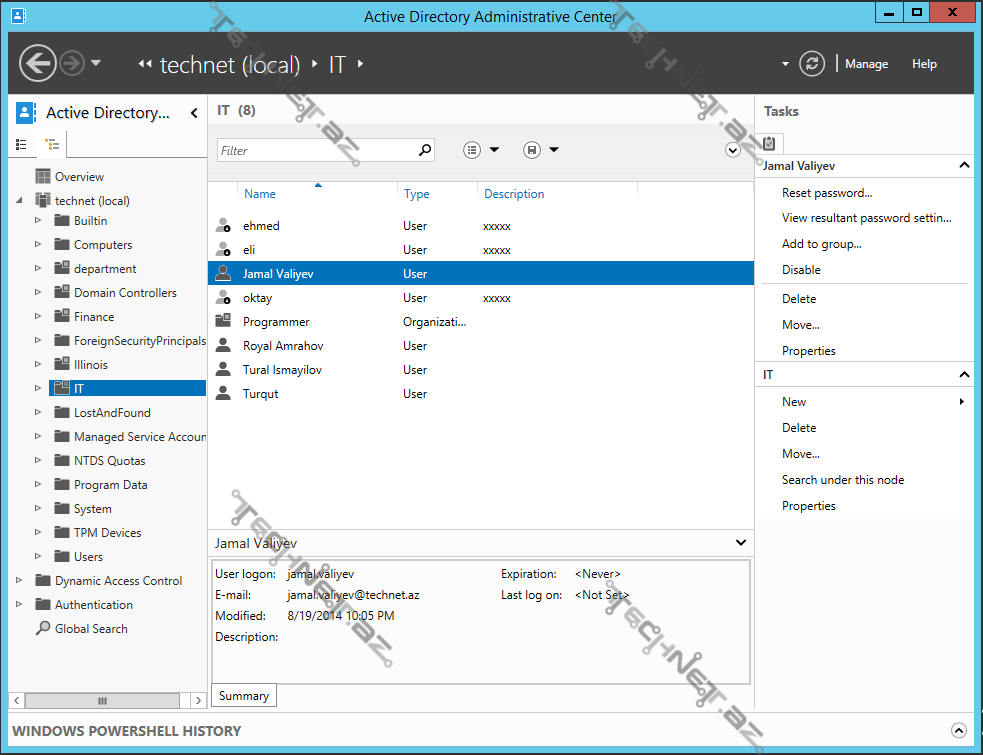 active directory administrative center