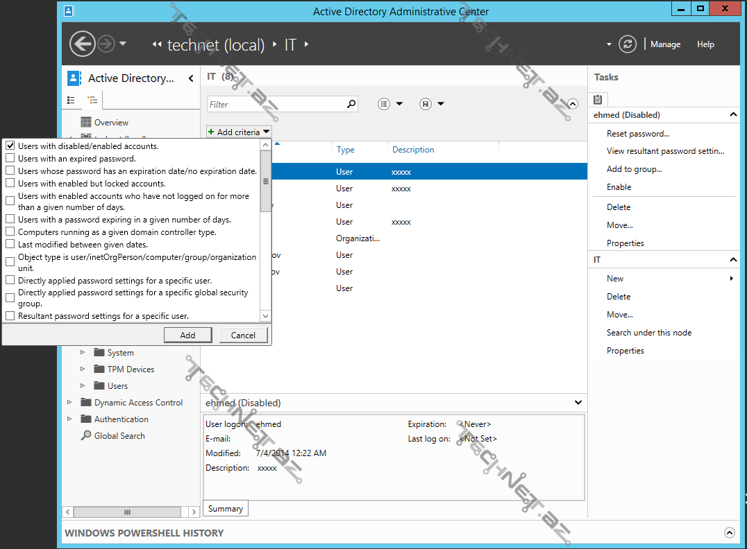 active directory administrative center