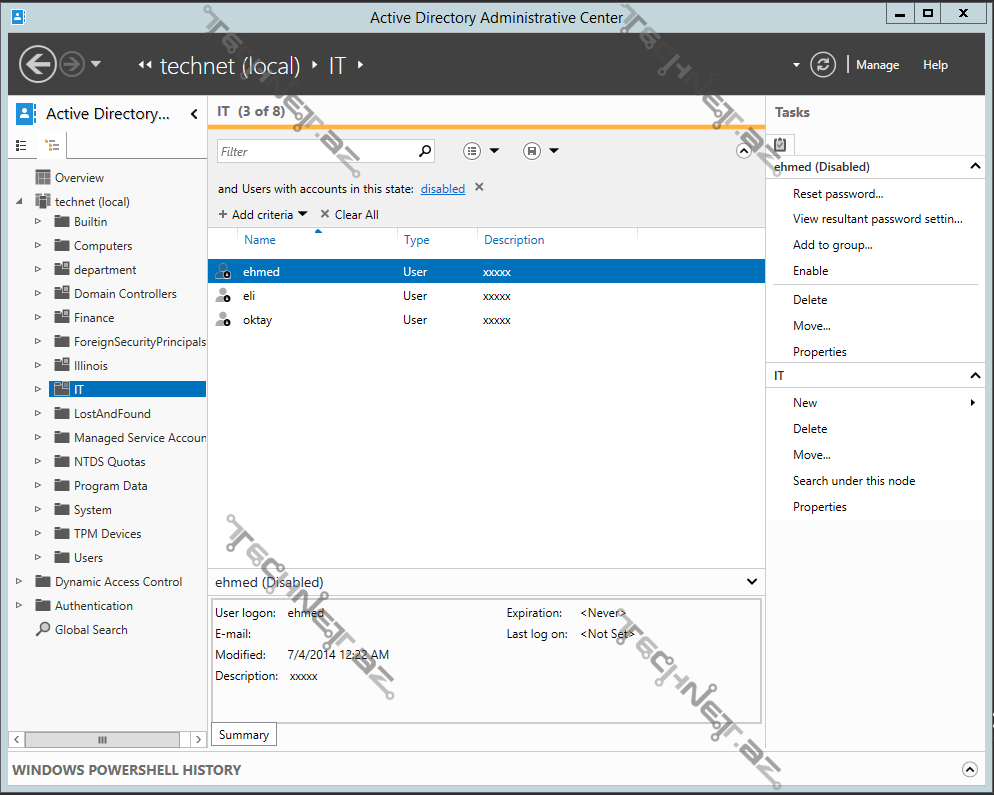 active directory administrative center