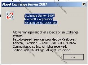 exchange2007version