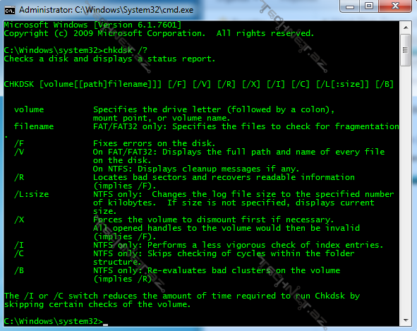 chkdsk