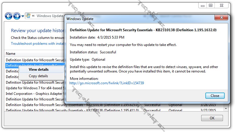 update-history-details