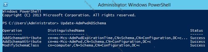 Update-AdmPwdADSchema